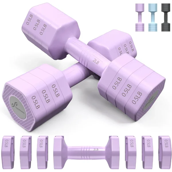 Adjustable Dumbbells Hand Weights Set: 4